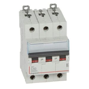 MCB DX3 10000A 3 pole 50A curve C – 409259 Legrand