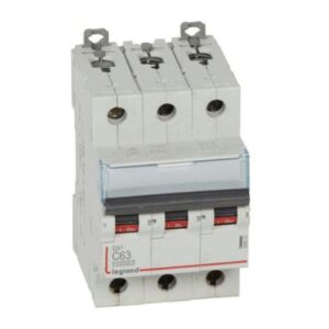 MCB DX3 10kA 3P ~230/400V 63A – 409260 Legrand