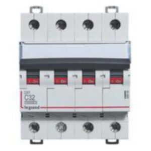 MCB DX3 10kA 4P ~230/400V 32A – 409339 Legrand