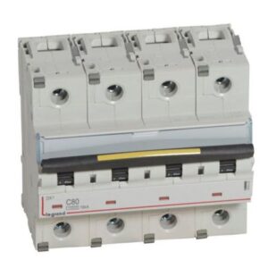 MCB DX3 10kA 4P ~230/400V 80A – 409362 Legrand