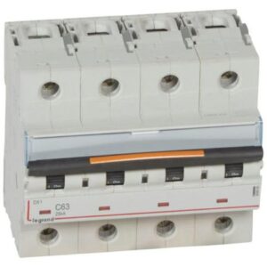 MCB DX3 4 pole 63A curve C – 409800 Legrand