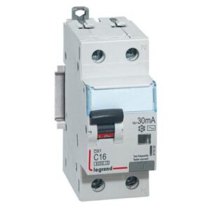 Cầu dao chống rò với bảo vệ quá tải (RCBO) -10kA -1P+N-230 V~ -16 A -30mA -AC – 411002 Legrand