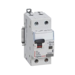 Cầu dao chống rò với bảo vệ quá tải (RCBO) -10kA -1P+N-230 V~ -32 A -30mA -AC –  411005 Legrand