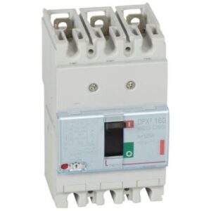 Cầu dao DPX3 160,3 cực, có dòng định mức 160A và bảo vệ nhiệt từ.- 420086 Legrand
