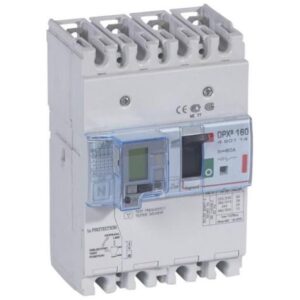 Cầu dao DPX3 160,4 cực, có dòng định mức 100A và bảo vệ nhiệt từ – 420114 Legrand