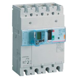 Cầu dao DPX3 250,4 cực, có dòng định mức 100A và bảo vệ nhiệt từ –  420277 Legrand