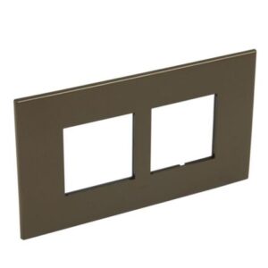 Mặt viền vuông 2×2 mô-đun, màu đồng đen – 571334 Legrand