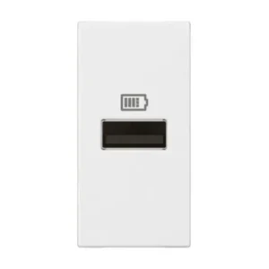 1 module USB single port type A – 3A- 15W – White | 571680 Legrand