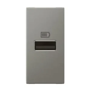 1 module USB single port type A – 3A- 15W – Magnesium | 571681 Legrand