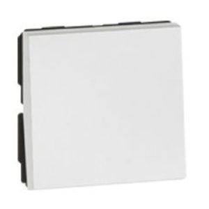 Nút nhấn đơn 6A 1 chiều 2 modules Arteor – White | 572030 Legrand