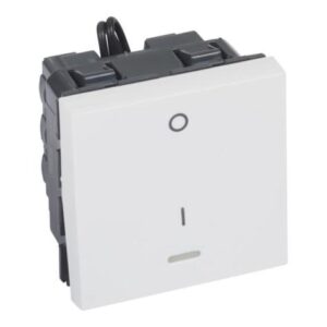 Công tắc 1 chiều 2 cực 20A – 2 modules Arteor – Trắng | 572046 Legrand