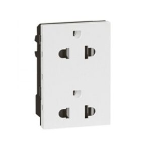 Ổ cắm đôi Arteor 3 cực chuẩn Âu-Mỹ 572133 Legrand