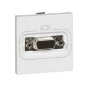 Ổ cắm VGA HD15 2 modules màu trắng Arteor 572282 Legrand