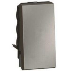 Nút nhấn đơn 6A 1 module Arteor – Magnesium | 572500 Legrand