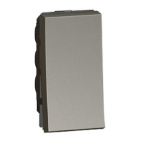 Nút nhấn đơn 6A 1 chiều 1 module Arteor – Magnesium | 572500 Legrand