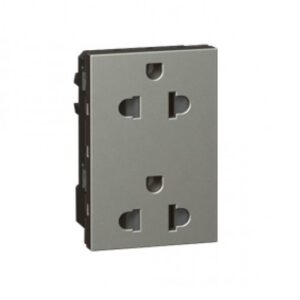 Ổ cắm đôi Arteor 3 cực chuẩn Âu-Mỹ 572633 Legrand