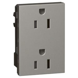 Ổ cắm US Arteor 15A/127V 3 modules – Magnesium | 572634 Legrand
