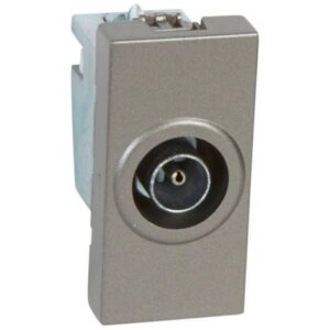 Ổ cắm TV Arteor Ø9.5mm – 0-2400HZ 1 module màu xám đậm 572671 Legrand