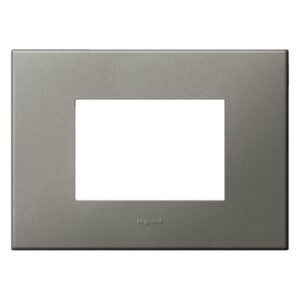 Mặt che chữ nhật Arteor màu xám đậm 3 modules 575017 Legrand