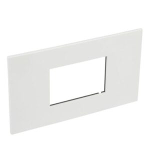 Mặt viền vuông 3 mô-đun cho ổ cắm cạo râu, màu trắng – 575070 Legrand