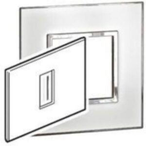 Mặt viền 1 mô-đun, kính trắng, chuẩn Ý/ Mỹ – 575244 Legrand