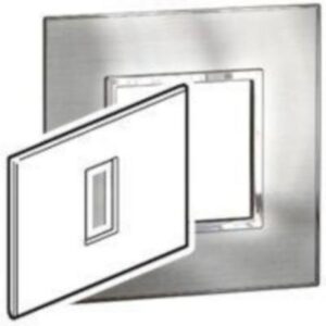 Mặt viền 1 module, inox, chuẩn Ý/ Mỹ – 575246 Legrand