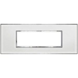 Plate Arteor – tiêu chuẩn Anh – 6 module – trắng gương – 575374 Legrand