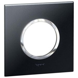 Mặt che 2 mod – nhân tròn – BS – Graphite – 575612 Legrand