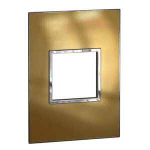 Mặt che Arteor 2 module kim loại mạ vàng chuẩn Ý/ Mỹ 576430 Legrand