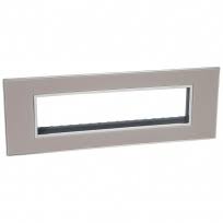 Mặt che 8 mod + khung đỡ – Mirror Taupe – 576715 Legrand