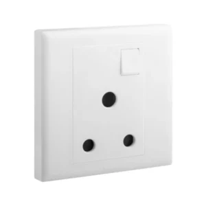 Ổ cắm đơn 3 chấu chuẩn Anh có công tắc kèm đèn 15A | 618052 Legrand