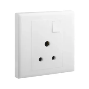 Ổ cắm đơn 3 chấu chuẩn Anh có công tắc 1 cực 5A Eloe | 618054 Legrand