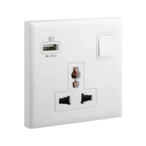 Ổ cắm đa năng có USB sạc type-A Eloe | 618059 Legrand