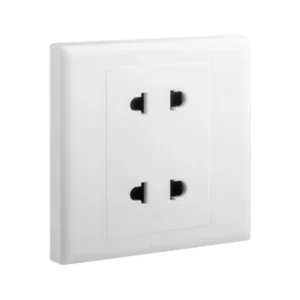 Ổ cắm đôi 2 chấu chuẩn Âu Mỹ Eloe | 618062 Legrand