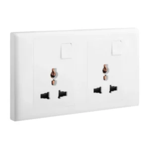 Ổ cắm đôi đa năng có công tắc Eloe | 618069 Legrand