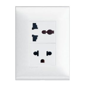Ổ cắm đơn đa năng Legrand Rivia – 654325 Legrand
