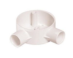 Hộp nối 2 đường vuông góc, ống Ø32, hộp Ø75 – 656553 Legrand