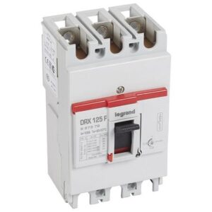 MCCB DRX125- 4P – 36kA loại điều chỉnh 3P 36kA 100A – 667378 Legrand