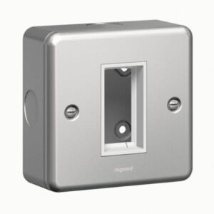 Carrier plate Synergy – for 1 Mosaic modules – 1 gang – metalclad – 733891 Legrand
