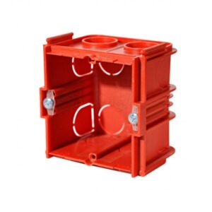 Đế âm vuông đơn nhựa sâu 50mm, chuẩn Pháp/ Đức – 080151 Legrand