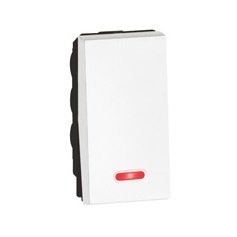 Công tắc Arteor 10A 2 chiều có đèn báo 1 module – White | 572006 Legrand
