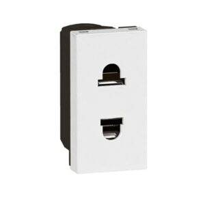 Ổ cắm đơn 15A Âu – Mỹ Arteor – White | 572104 Legrand