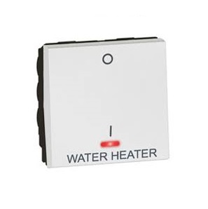 Công tắc Arteor có đèn LED cho máy nước nóng 2 modules – White | 572049 Legrand