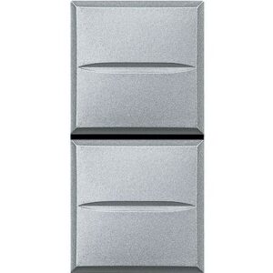 Nút nhấn đôi Bticino Axolute 1P NO + 1P NO 10A 250Vac HC4036 Legrand