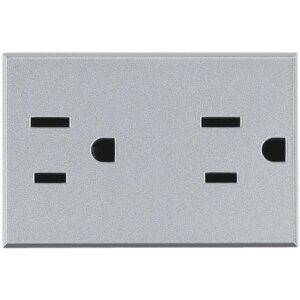 Ổ cắm song công đa năng 2P+T 15A 127/250Vac tiêu chuẩn Mỹ HC4188 Legrand