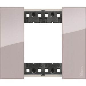 Mặt công tắc Bticino Living Now 2 module màu aura KA4802DM Legrand