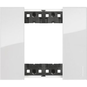 Mặt công tắc Bticino Living Now 2 module màu kem KA4802DW Legrand