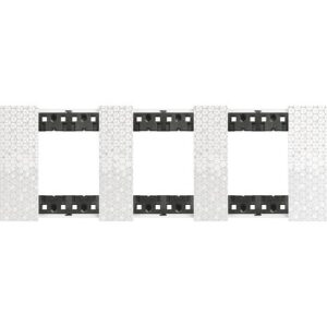 Mặt công tắc Bticino Living Now 2x3P 71mm màu pixel KA4802M3MW Legrand