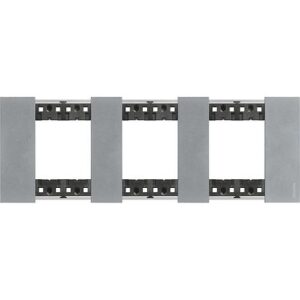 Mặt công tắc Bticino Living Now 2x3P 71mm màu Moon KA4802M3NW Legrand