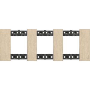 Mặt công tắc Bticino Living Now 2x3P 71mm màu vàng KA4802M3ZW Legrand